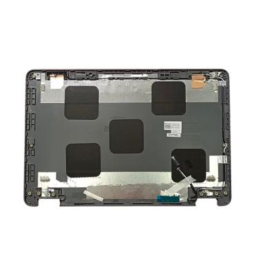 Imagem de Lyinsen Tampa traseira traseira superior de substituição para laptop de 11,6 polegadas com antena sem fio para Dell Latitude 11 3120 2 em 1 0P8795 P8795 cinza