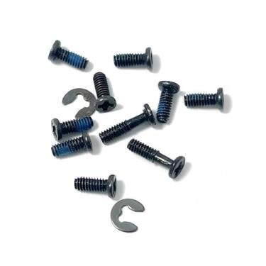 Imagem de Zahara Parafusos de substituição da capa inferior inferior preta para laptop Dell 15 DC15250 P112F010/P112F011, 15 DC15255 P112F006/P112F009