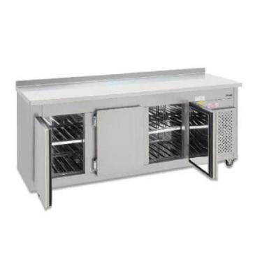Imagem de Balcão Refrigerado Fritomaq Encosto Inox 250x65 620 Litros, 220V