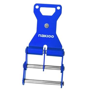 Imagem de Generic Fivela de cinto de ferramentas em liga de alumínio, versátil, fácil de instalar, com clipe de liberação rápida para eletricistas e construtores. Ideal, Azul 60mm