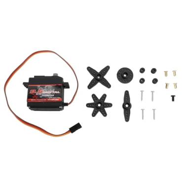 Imagem de Siwoted 9.5kg digital rc servo motores de alto torque completo metal engrenagem direção servo para rc rastreador carro barco robô diy