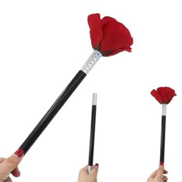 Imagem de 2PCS Stick to Rose/Flower Magic Tricks Flowers Appearing Close up Street Stage Magic Props Magic Illusion Gimmicks Props Accessories