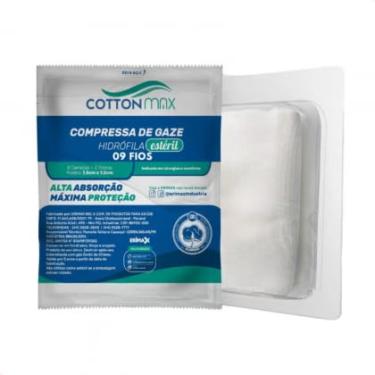 Imagem de Kit com 2 Compressa Gaze 7,5cm x7,5 cm 09 Fios com 500 gazes