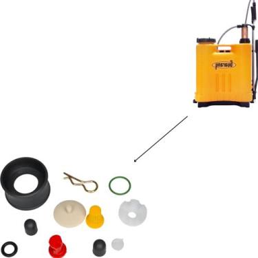 Imagem de Kit De Reparo ReposiÇÃO Pulverizador Manual Costal Sp 16/20 L Guarany