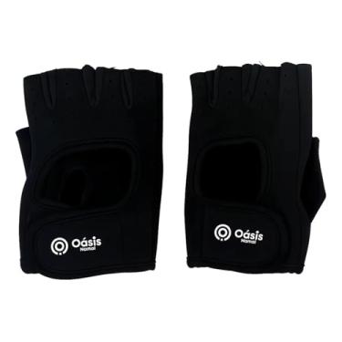 Imagem de Luva de Academia Meio Dedo para Musculação, Crossfit Unissex – Cor Preta – Tamanho Único