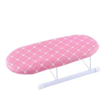 Imagem de Ｂｅｓｇａ Mini tábua de passar roupa com capa removível para lavanderia e viagens, Rosa