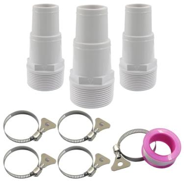 Imagem de Seimneire Substituição do adaptador de mangueira combo para bomba acima do solo, filtro e escumadeira - conector resistente de 3,5 cm ou 3,5 cm serve para Hayward SPX1091Z7/SPX1091Z4