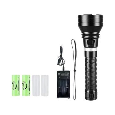 Imagem de Lanterna De Mergulho Super Brilhante 1000m XHP390 Recarregável 26650 F