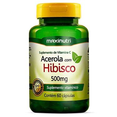 Imagem de Chá de Hibisco 500mg 60 cápsulas Maxinutri