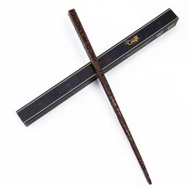 Imagem de Varinha mágica de madeira Handicraftviet 38 cm esculpida à mão S1