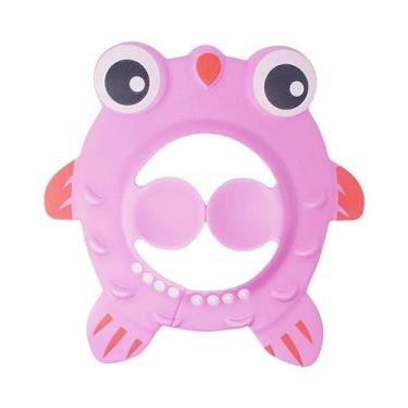 Imagem de Touca De Banho Infantil Com Proteção Para Olhos E Ouvidos, Leve, Estil