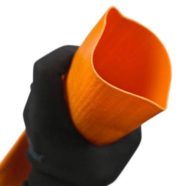 Imagem de 1 Metro de Mangueira Flat Laranja Achatada 2 Polegadas Irrigação Borra
