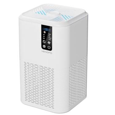 Imagem de VENDFO Purificadores de ar para casa, sala grande H13 HEPA de até 1750 m², filtro 3 em 1 com modo de suspensão, purificador de ar com difusor de aromaterapia para escritório, sala de estar, quarto
