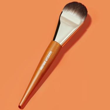 Imagem de Pincel de base fino | Pincel e ferramenta de maquiagem facial | Pincel de maquiagem facial, pincel de beleza macio, pincel de base fina para maquiagem