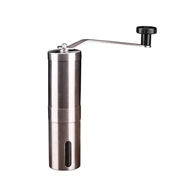 Imagem de Moedor manual de pimenta com alça, moedor manual de sal e pimenta, manivela de aço inoxidável, espessura ajustável, núcleo de moagem de cerâmica, moedor de café