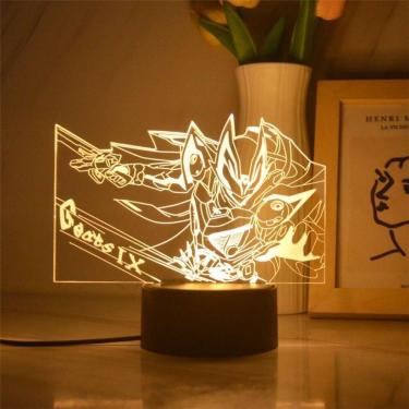 Imagem de Luz noturna Kamens Riders Geats 3D com mudança de cor