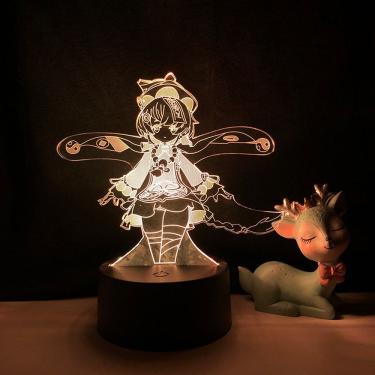 Imagem de Luz noturna Plants vs Zombies Qiqis 3D com mudança de cor