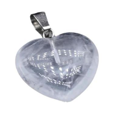 Imagem de Pingentes De Cristal Em Forma De Coração De Quartzo Rosa Turquesa E Am