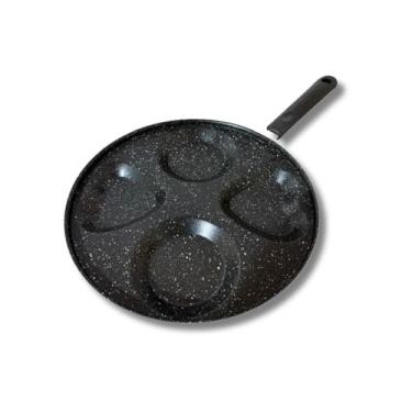 Imagem de Frigideira Indução 4 Ovos Antiaderente Iron Max 24 Cm