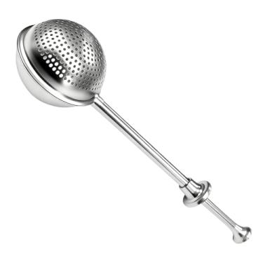 Imagem de Espanador de açúcar, coador de chá de aço inoxidável de malha fina, peneiras de farinha, varinha de pó, para sal de canela, amido, especiarias, chá, cacau, acessório de cozinha