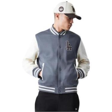 Imagem de Jaqueta Bomber New Era Los Angeles Dodgers Cinza-Masculino