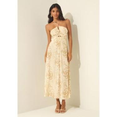 Imagem de Vestido Frente Única Estampado Em Viscose-Feminino