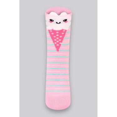 Imagem de Meia Cano Médio Lupo 02640-033 Kids Estampada 3D Algodão T. 24/29 30/3