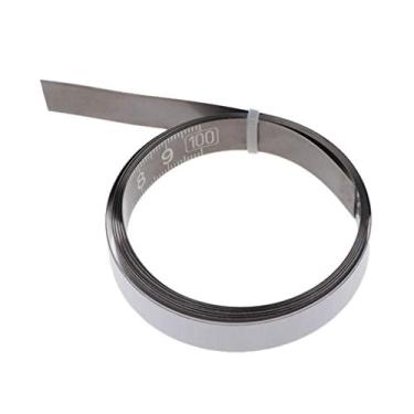 Imagem de Gralara Fita Métrica Autoadesiva em aço Inoxidável 304, Esquerda para a direita 1 milhão