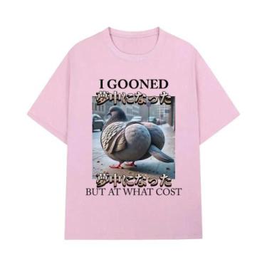 Imagem de Camiseta Unissex Engraçada Com Meme De Pomba, 100% Algodão, Casual, Ma