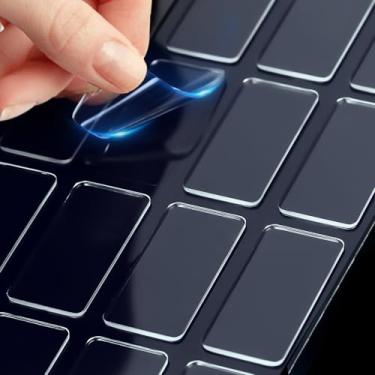 Imagem de Adesivo de fita dupla face com pontos fixadores de acrílico forte para bricolage scrapbooking artesanato produção bloco de fixação (40per, retangular)