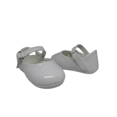Imagem de Sapato de Bebe Sapatilha Salomé Casual Batizado Infantil Menina RN Man