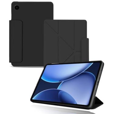 Imagem de Capa para tablet OnePlus Pad Go 2 de 12,1 polegadas, capa de proteção para tablet NOUKAJU Tablet, suporte ajustável, resistente a quedas, antiarranhões, capa de proteção para OnePlus Pad Go 2 (preto)