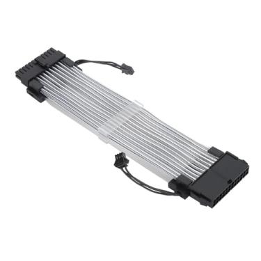 Imagem de Jopwkuin Cabo de Extensão ARGB Fio de Cobre Colorido Iluminação Estável Cabo de Fonte de Alimentação Sincronizada para Caixa de Computador, Comprimento de 245 Mm, Plug and Play