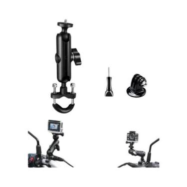 Imagem de Suporte De Guidão De Alumínio Para Câmeras GoPro Hero 13 12 11 10 9 8 