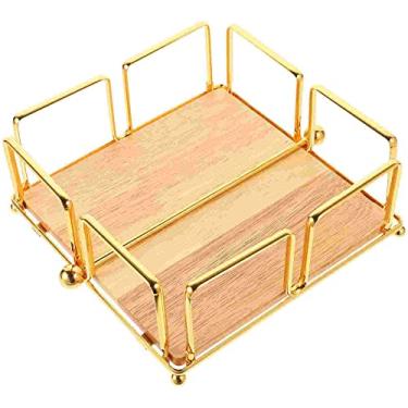 Imagem de x3anggyt5 Capa de caixa de lenços de papel, porta-guardanapos, organizador de guardanapos de toalha de mesa, moderno, dourado, organizador de guardanapos, suporte de casa de fazenda, suporte