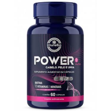 Imagem de Power Mulher - Cabelo Pele Unha Premium - 18 Vitaminas e Minerais - 60 Caps