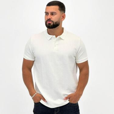 Imagem de Camisa Polo Guilherme Soul Slim Texturizada Manga Curta Masculina-Masculino