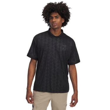 Imagem de Camiseta Futebol Masculina Under Armour 96 Terrace G Preto-Masculino