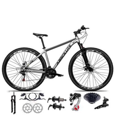 Imagem de Bicicleta Aro 29 Absolute Nero 5 Câmbios Shimano 24v K7 11/32 Freios Disco Hidráulicos Susp. Trava-Unissex
