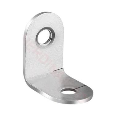 Imagem de Suportes De Canto Em Aço Inoxidável 90 Graus (10 Peças) - Suportes De 