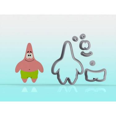 Imagem de Cortador Bob Esponja Patrick Tamanho 5Cm