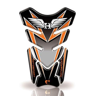 Imagem de Protetor De Tanque Adesivo Moto Honda -Motosport Laranja
