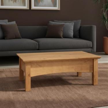 Imagem de Mesa de Centro para Sala de Estar em Madeira Maciça Carvalho