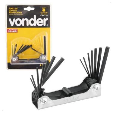 Imagem de Chave Allen Canivete 1,5 A 6mm E 1 Sexto A 1 Quarto Jogo Vonder