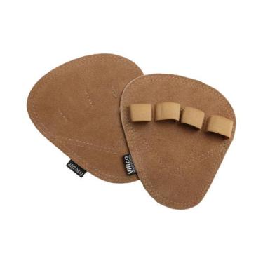 Imagem de Luvas De Academia Em Couro Antiderrapantes, Protetores De Palma Para L