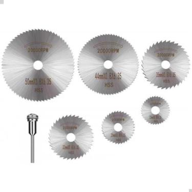 Imagem de Lâmina Serra Aço Hss Para Dremel Micro Retífica Kit 6 Peças - Lorben