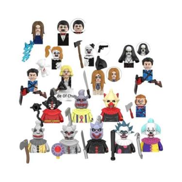 Imagem de Mini Figura De Terror Clássica Dos Palhaços Assassinos, Modelo De Bloc