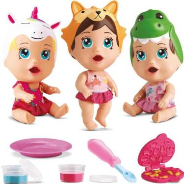 Imagem de Boneca Litte Dolls Bichinhos - Come e Faz Caquinha - Divertoys
