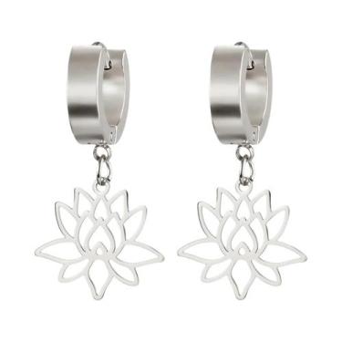 Imagem de Brincos De Yoga Retro Em Aço Inoxidável Para Mulheres, Pingente Talism