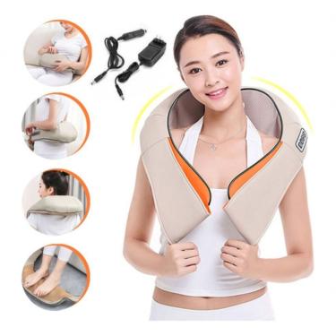 Imagem de Colete Shiatsu Pescoço Massageador Cervical Ombros Lombar